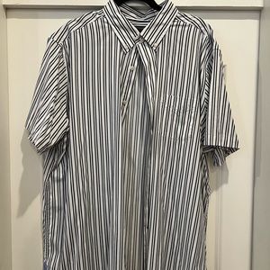 Mens XXL Cremieux Short-Sleeve Buttoned Shirt